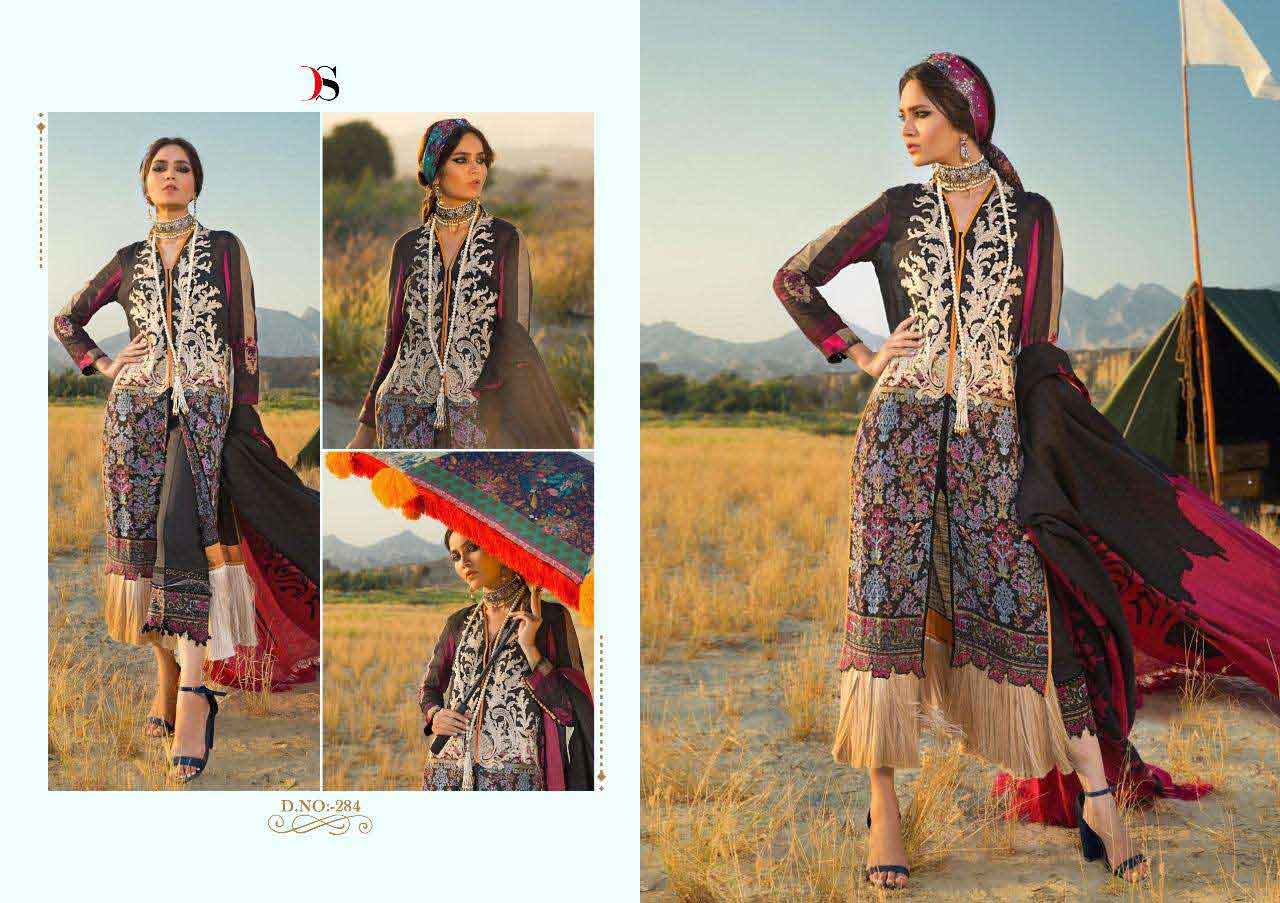 Sana Safinaz Linen-19 Deepsy Jam Cotton Silk Suits Sana Safinaz Linen-19 Deepsy Jam Cotton Silk Suits